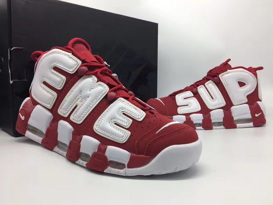 Authentic Supeme x Air More Uptempo Black